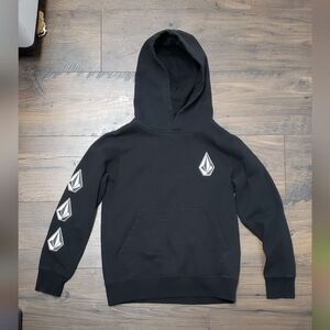 Volcom Stone Stacker Fleece Hoodie - Black - Men's Size Small